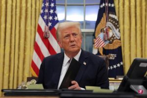 在宣誓就职数小时就对美国两大贸易伙伴发出威胁特朗普计划对加拿大墨西哥加征25％关税 ...