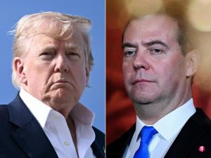美国总统特朗普下令部署两艘核潜艇，这一举动标志着特朗普与俄罗斯高级官员口水战升级 ...