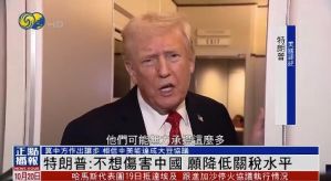 美国总统特朗普：不想伤害中国愿降低关税水平，中方也需要做出让步相信中美能达成协议 ...