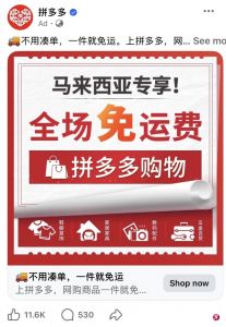 拼多多“卷”到马来西亚挑战市场，同样商品在拼多多上价格往往比其他电商平台便宜许多 ...