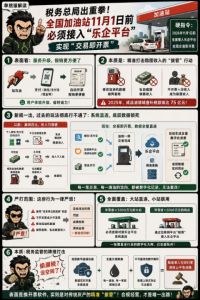 强制接入“乐企平台”，其实就是税务局直接把数据探头接进了加油站收银台和加油枪里 ...