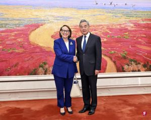 王毅会见下任联合国秘书长候选人格林斯潘表示：联合国是国际社会投入巨大心血世纪工程 ...
